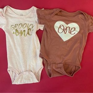 Baby Girl First Birthday Onesie Bundle!